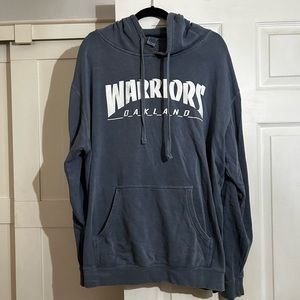 Warriors lightweight oversized hooded sweatshirt